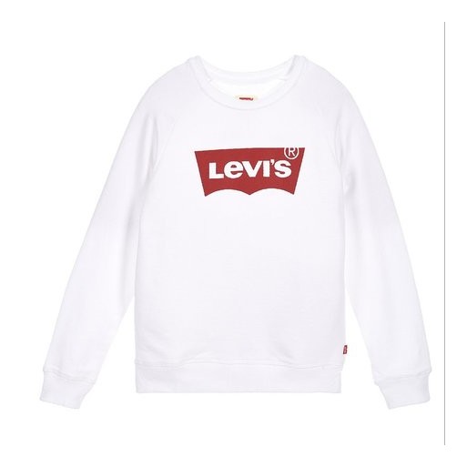 Sweatshirt blanc filles LEVIS |  Jojo&Co : Vêtements enfants - Antibes