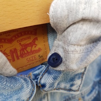 Veste Jean à capuche LEVIS |  Jojo&Co : Vêtements enfants - Antibes