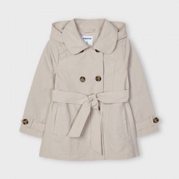 Veste trench gabardine beige fille - MAYORAL | Boutique Jojo&Co