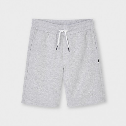 Bermuda junior molleton fin gris - MAYORAL | Boutique Jojo&Co