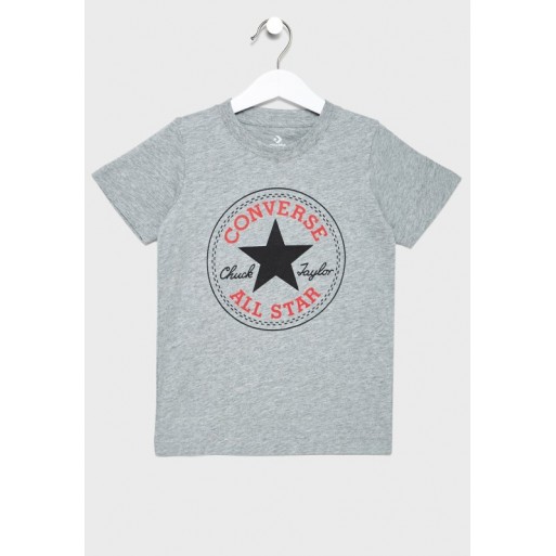 Tee Shirt gris CONVERSE|  Jojo&Co : Vêtements enfants - Antibes