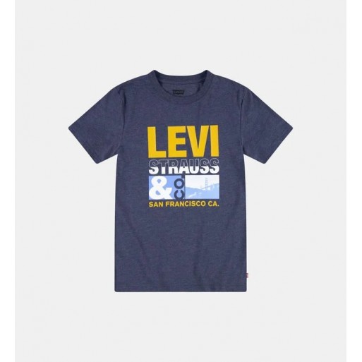 Tee Shirt bleu LEVIS |  Jojo&Co : Vêtements enfants - Antibes