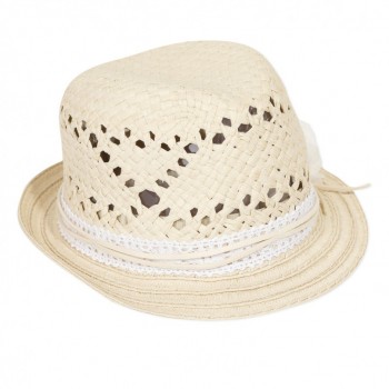 Chapeau Paille Ruban Dentelle - 3 POMMES | Boutique Jojo&Co