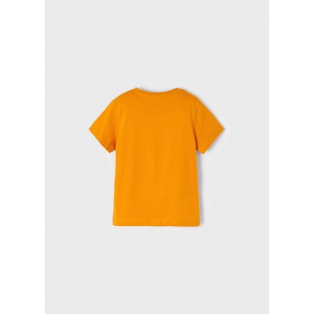 Tee shirt orange garçon - MAYORAL | Boutique Jojo&Co - Antibes