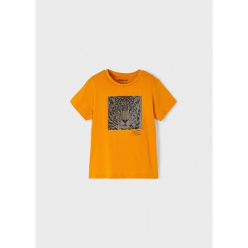 Tee shirt orange garçon