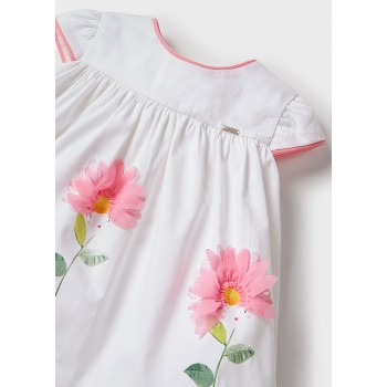 Robe satin bébé fille - MAYORAL | Boutique Jojo&Co -Antibes