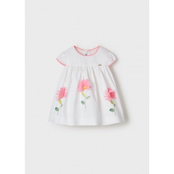 Robe satin bébé fille - MAYORAL | Boutique Jojo&Co -Antibes