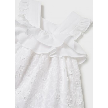 Robe brodée bébé fille - MAYORAL | Boutique Jojo&Co - Antibes