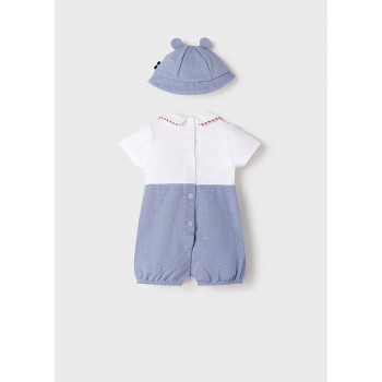 Barboteuse courte bébé garçon  - MAYORAL | Boutique Jojo&Co - Antibes