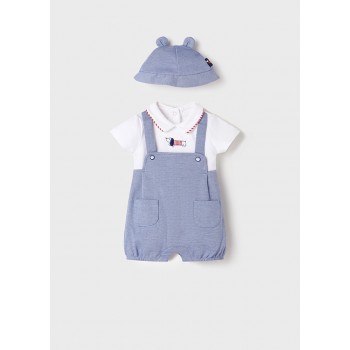 Barboteuse courte bébé garçon  - MAYORAL | Boutique Jojo&Co - Antibes