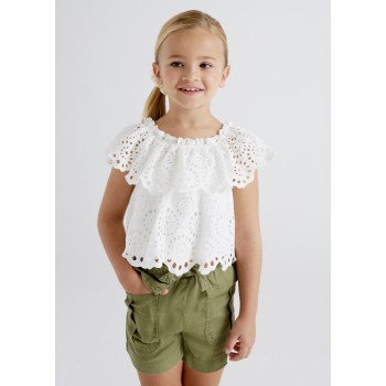 Short lyocell fille - MAYORAL | Jojo&Co : Vêtements enfants - Antibes