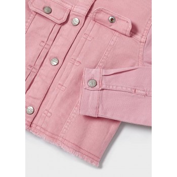Veste jean rose fille - MAYORAL | Boutique Jojo&Co : Vêtements enfants - Antibes