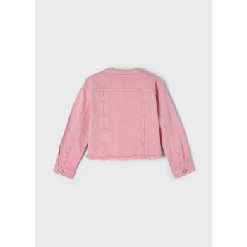 Veste jean rose fille - MAYORAL | Boutique Jojo&Co : Vêtements enfants - Antibes