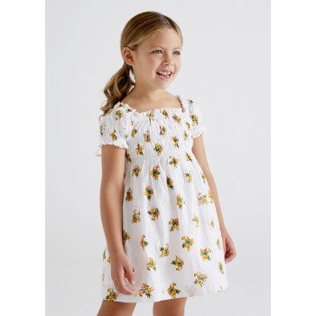 Robe toucans fille - MAYORAL | Jojo&Co : Vêtements enfants - Antibes