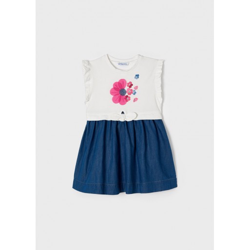 Robe bi-matières fille - MAYORAL | Jojo&Co : Vêtements enfants - Antibes Robe bi-matières fille - MAYORAL | Jojo&Co : Vêtements enfants - Antibes
