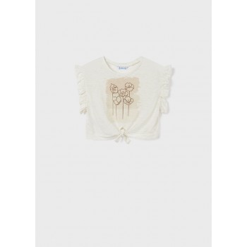 Tee shirt crops fille junior - MAYORAL | Boutique Jojo&Co - Antibes