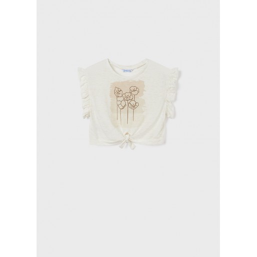 Tee shirt crops fille junior - MAYORAL | Boutique Jojo&Co - Antibes