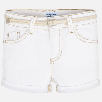 Short en Sergé avec Ceinture Enfant - MAYORAL | Boutique Jojo&Co