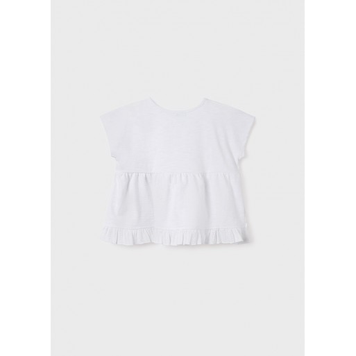 Top blanc fille junior - MAYORAL | Boutique Jojo&Co - Antibes Top blanc fille junior - MAYORAL | Boutique Jojo&Co - Antibes