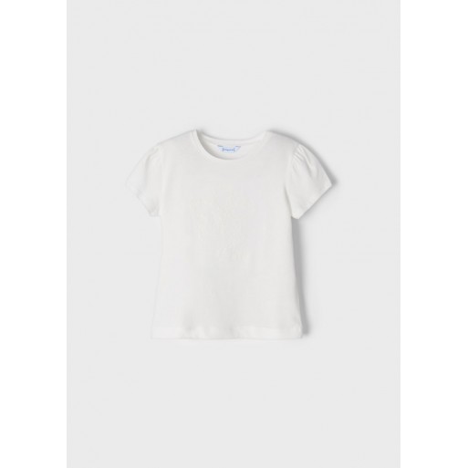 Tee shirt brodé fille - MAYORAL | Jojo&Co : Vêtements enfants - Antibes