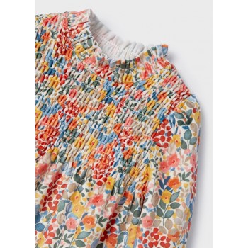 Robe smockée florale - MAYORAL | Boutique Jojo&Co