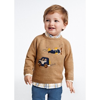 Pull camel bébé garçon - MAYORAL | Boutique Jojo&Co