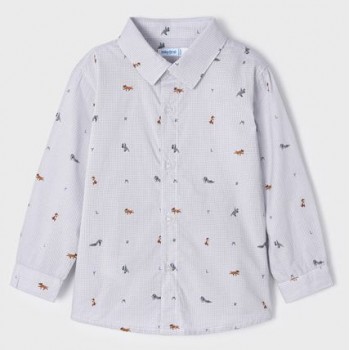 Chemise manches longues bébé garçon chiens- MAYORAL | Boutique Jojo&Co