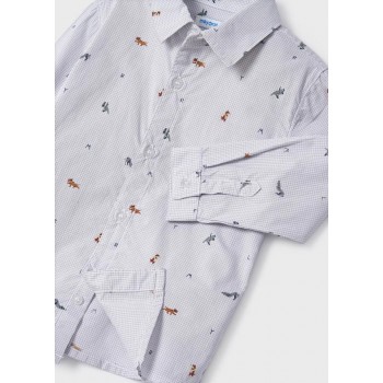 Chemise manches longues bébé garçon chiens- MAYORAL | Boutique Jojo&Co