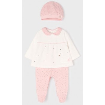 Ensemble en velours bébé fille