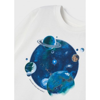 Tee shirt planètes garçon - MAYORAL | Boutique Jojo&Co
