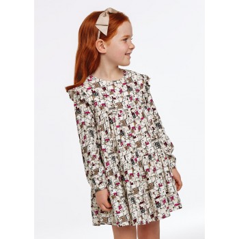 Robe chiens fille - MAYORAL | Jojo&Co : Vêtements enfants - Antibes