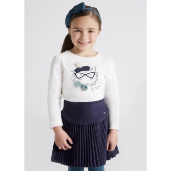 Ensemble tee shirt jupe fille - MAYORAL | Jojo&Co : Vêtements enfants - Antibes