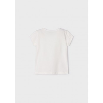 Tee shirt fleur- MAYORAL | Jojo&Co : Vêtements enfants - Antibes