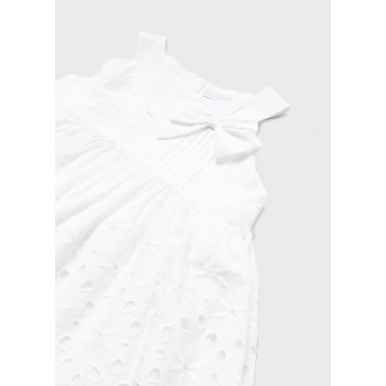 Robe blanche bébé - MAYORAL | Boutique Jojo&Co - Antibes