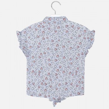 Tunique Bleue Coeurs - MAYORAL | Boutique Jojo&Co