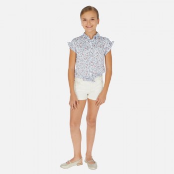 Tunique Bleue Coeurs - MAYORAL | Boutique Jojo&Co