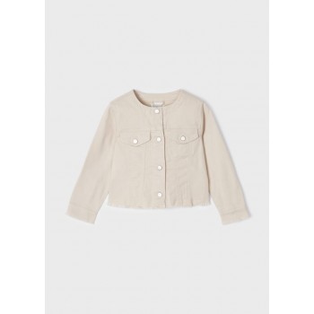 Veste beige fille - MAYORAL | Boutique Jojo&Co : Vêtements enfants - Antibes