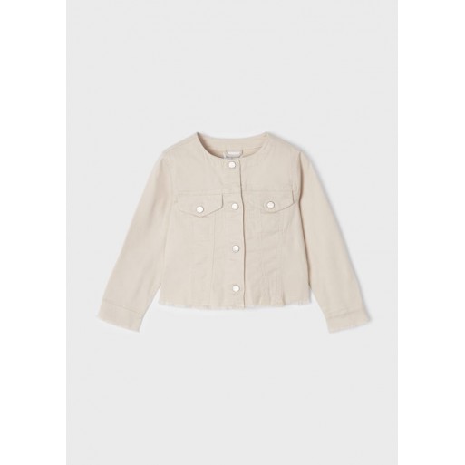 Veste beige fille - MAYORAL | Boutique Jojo&Co : Vêtements enfants - Antibes