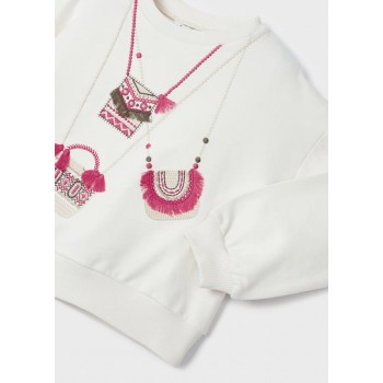 Sweatshirt fille - MAYORAL | Boutique Jojo&Co : Vêtements enfants - Antibes