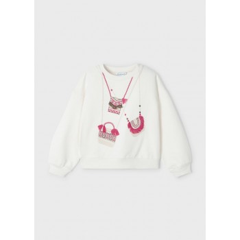 Sweatshirt fille - MAYORAL | Boutique Jojo&Co : Vêtements enfants - Antibes