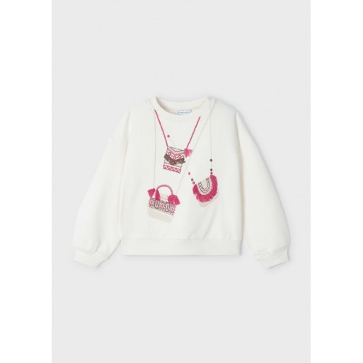 Sweatshirt fille - MAYORAL | Boutique Jojo&Co : Vêtements enfants - Antibes