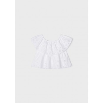 Blouse ajourée - MAYORAL | Jojo&Co : Vêtements enfants - Antibes