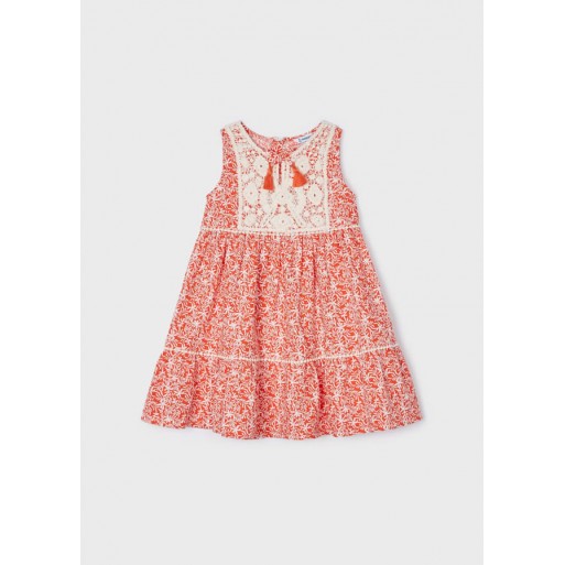 Robe brodée- MAYORAL | Jojo&Co : Vêtements enfants - Antibes