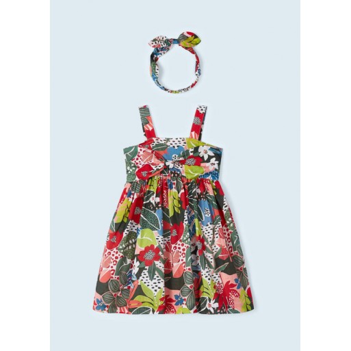 Robe et bandeau- MAYORAL | Jojo&Co : Vêtements enfants - Antibes