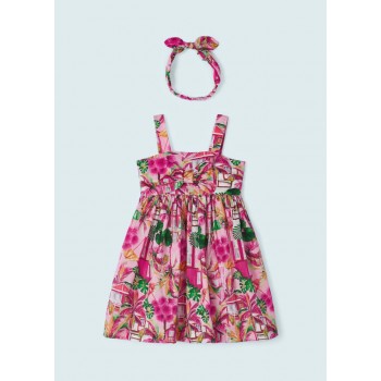 Robe et bandeau créole - MAYORAL | Jojo&Co : Vêtements enfants - Antibes