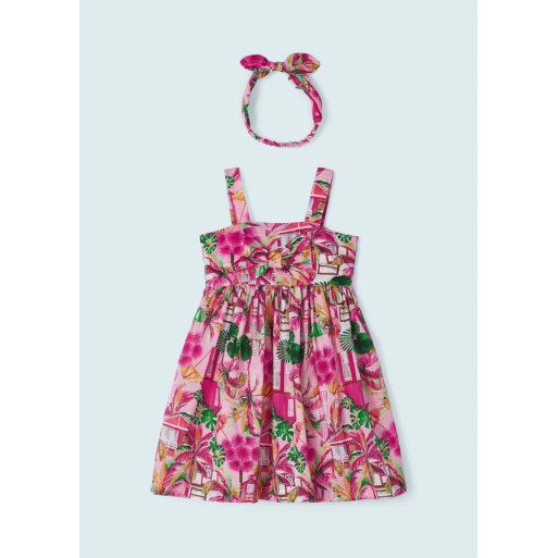 Robe et bandeau créole - MAYORAL | Jojo&Co : Vêtements enfants - Antibes