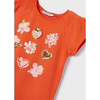 Tee shirt orange - MAYORAL | Jojo&Co : Vêtements enfants - Antibes