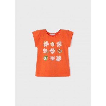 Tee shirt orange - MAYORAL | Jojo&Co : Vêtements enfants - Antibes