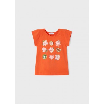 Tee shirt orange - MAYORAL | Jojo&Co : Vêtements enfants - Antibes