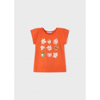 Tee shirt orange